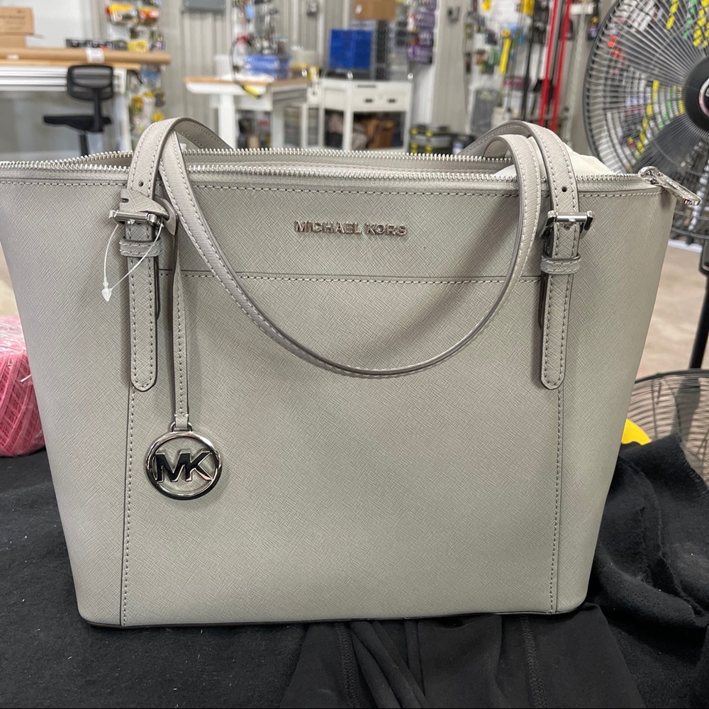 New with tags Michael Kors bag gray